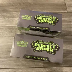 LOT OF 2 - Pokemon TCG Perfect Order Elite Trainer Box SEALED ETB NEW - Image 2