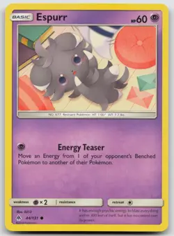 Espurr 44/131 Forbidden Light Pokemon LP - Image 1