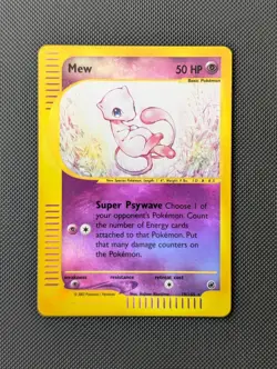 Mew 19/165 Expedition Reverse Holo NM 2002 Pokemon WOTC e-Reader Near Mint - Image 1
