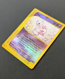 Mew 19/165 Expedition Reverse Holo NM 2002 Pokemon WOTC e-Reader Near Mint - Image 2