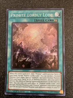 Yu-Gi-Oh! Primite Lordly Lode BLMM-EN172 1st Edition Secret Rare NM - Image 1