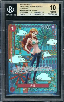 Nami One Piece 2023 OP05 Awakening/New Era Japanese OP01-016 R PRISTINE BGS 10 - Image 1