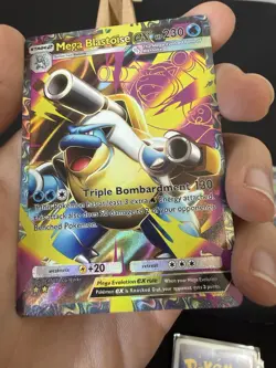 Mega Blastoise Ex Pokemon Pocket Card TCG Display - Image 2