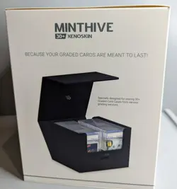 black Ultimate Guard MintHive 30+ Xenoskin Monocolor storage for graded cards - Image 2