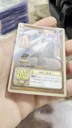 Sanji ONE PIECE Holo Carddass Trading Card Game TCG Anime Bandai Japan LK-C03 - Image 2