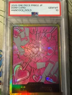 PSA 10 DON!! Card Hancock Super Parallel Gold 2025 ONE PIECE Card Japanese - Image 1