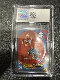 2004 Pokemon Action Card Magikarp Gyarados Lenticular CGC 9 - Image 2
