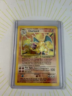 Pokemon Charizard Card 4/102 Base Set Holo Rare Vintage 1999 WOTC - Clean! 🔥 - Image 4