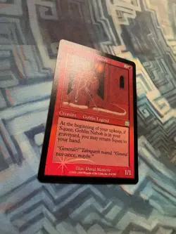 MTG Foil Squee, Goblin Nabob Mercadian Masques (EX/LP+ Front & MP Back) - Image 5
