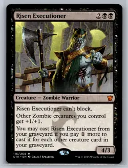 Dragons of Tarkir #116 Risen Executioner *M2 - Image 1