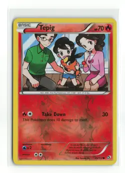 TEPIG 25/113 LEGENDARY TREASURES REVERSE HOLO POKEMON TCG LP - Image 1