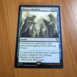Biomass Mutation - N/M - Secrets Of Strixhaven Magic The Gathering MTG - Image 1