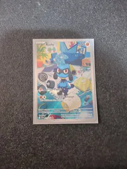 Pokemon Riolu & Ralts SV01 Scarlet & Violet Illustration Rare Full Art Holo - Image 2