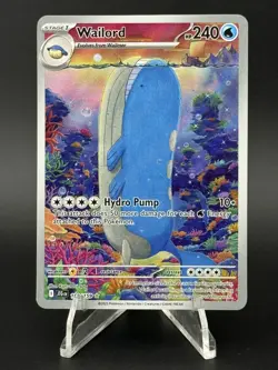 Wailord 162/159 Sv09: Journey Together Holo Pokemon TCG NEAR MINT - Image 1