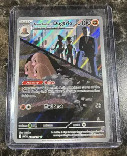 Team Rocket's Dugtrio 239/217 Pokemon TCG Ascended Heroes Illustration Rare - Image 1