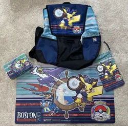 2015 Pokemon World Championships - Backpack, Dice Bag, Deck Box, & Playmat - Image 1