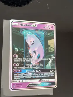 2017 Pokemon Shining Legends Secret Rare test tube Mewtwo 78/73 READ - Image 1