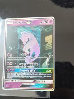 2017 Pokemon Shining Legends Secret Rare test tube Mewtwo 78/73 READ - Image 2