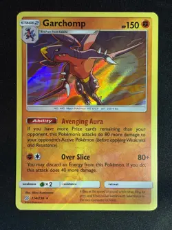 Garchomp 114/236 Holo Rare Unified Minds Pokemon Near Mint - Image 1