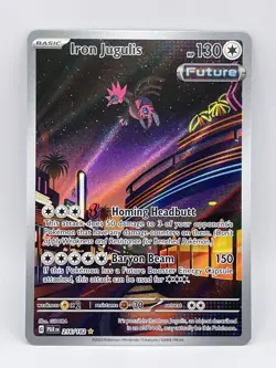 Iron Jugulis 216/182 Sv04: Paradox Rift Holo Illustration Rare Pokemon TCG NM - Image 1
