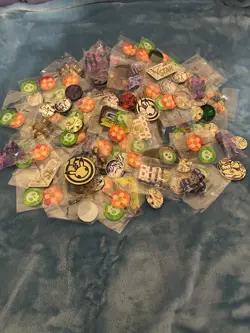 Pokemon ETB Dice & Damage Counters Markers Job Lot Bundle Bulk TCG Accessories - Image 1
