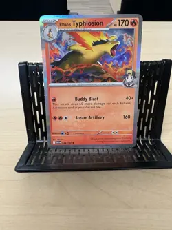 2025 Destined Rivals Ethan's Typhlosion 034/182 Rare Holo Pokemon - Image 1
