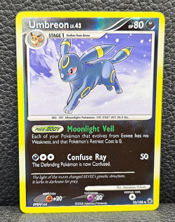 2008 Pokemon Umbreon 32/100 Majestic Dawn Rare Reverse Holo - LP - Image 1