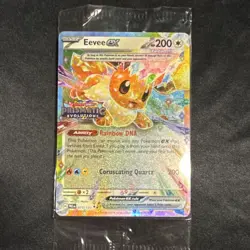 Sealed Pokemon Eevee ex Prismatic Evolutions Stamp Promo Holo 075/131 English - Image 1