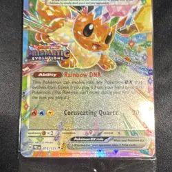 Sealed Pokemon Eevee ex Prismatic Evolutions Stamp Promo Holo 075/131 English - Image 2