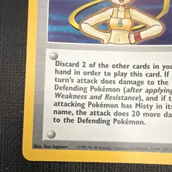 Pokemon TCG Misty 018/132 - Gym Heroes Holo Rare English Unlimited Trainer - Image 5