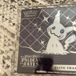 Pokemon TCG Paldean Fates Elite Trainer Box Brand New Sealed in Acrylic Case - Image 3