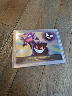 Pokemon EP22 Gengar The Tower of Terror TOPPS BLUE Label (FOIL) LP-NM - Image 1