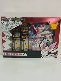 Pokemon TCG: Celebrations Dark Sylveon V Collection Box New Factory Sealed - Image 1
