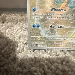 Pokemon TCG Squirtle 170/165 SV 151 Illus Rare Holo Full Art Basic 60 HP EN - Image 5