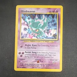 Pokemon TCG Misdreavus 11/64 Neo Revelation Holo Rare 50 HP 2000 English - Image 1