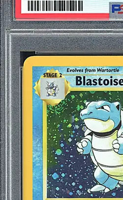 BLASTOISE 2000 Pokemon Base II Holo with Swirl #2 - PSA 7 - Image 3