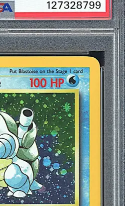 BLASTOISE 2000 Pokemon Base II Holo with Swirl #2 - PSA 7 - Image 4
