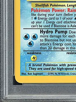 BLASTOISE 2000 Pokemon Base II Holo with Swirl #2 - PSA 7 - Image 5