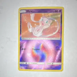 The Pokemon Company Mew Hidden Fates Rare Reverse Holo 32/68 80 HP EN Basic - Image 1