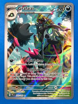 Pokemon TCG Paldea Evolved Grafaiai 223/193 Illustration Rare Full Art Nm - Image 1