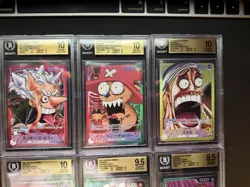 ONE PIECE CARD BASE SHOP Limited Card Collection Complete set - BGS 10 9.5 luffy - Image 2