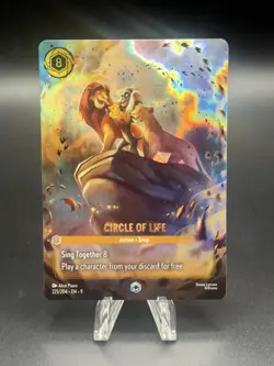 Circle of Life - Enchanted 223/204 Disney Lorcana Fabled Holo - Image 1
