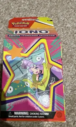 Pokemon Iono Premium Tournament Collection Box Factory Sealed Pokemon - Image 1
