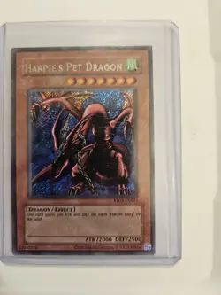 Yu-Gi-Oh! TCG Harpie's Pet Dragon RP02-EN093 Unlimited Secret Rare Nm Condition - Image 1