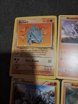 Pokemon TCG Rhyhorn and Rhydon 13 Card Lot (1 Reverse Holo) - Image 2