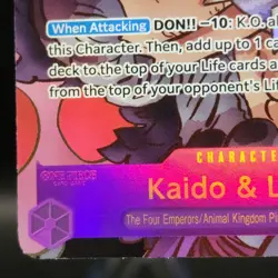 One Piece - Kaido & Linlin OP08-119 SEC Alternate Art - Two Legends - Image 5