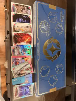Disney Lorcana D23 2024 Collection Box Set + Disneyland Topps card (Box Opened) - Image 2