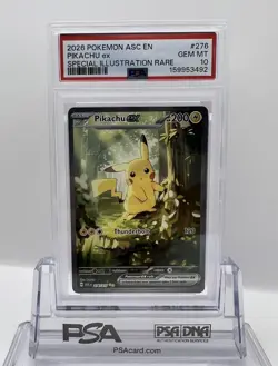 Pokemon Special Illustration Rare Pikachu Ex PSA 10 Asc Ascended Pokemon Card - Image 1