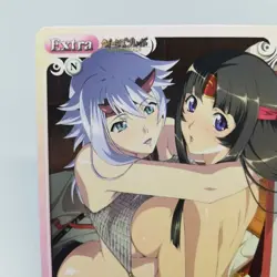 Tomoe & Shizuka QB−040 U Queen's Blade Rebellion CHAOS Trading Card HOBBY JAPAN - Image 2
