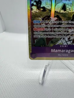 Bandai Mamaragan Event Card OP15-078 Super Rare Holo One Piece CCG - Image 4